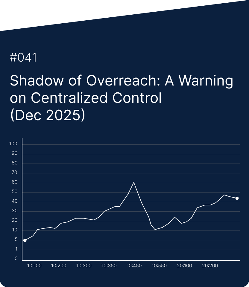 Report #041 — Shadow of Overreach: A Warning on Centralized Control (Dec 2025)