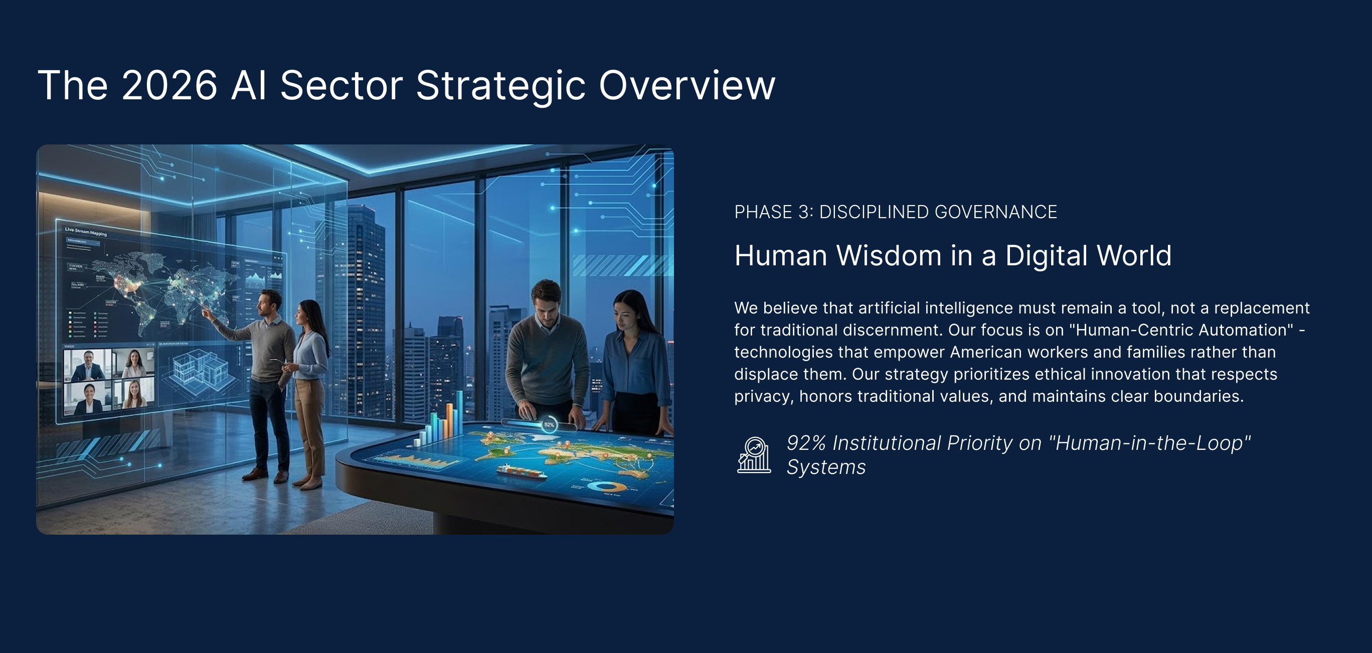 The 2026 AI Sector Strategic Overview — slide 3